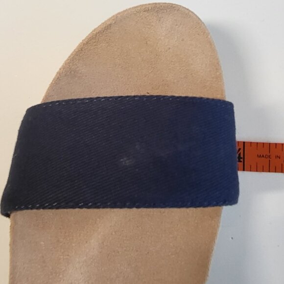 Life Stride Soft System navy blue wedge sandals EUC worn once size 9.5 - Picture 12 of 13